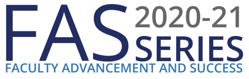 Faculty Advancement Series 2020-21 logo